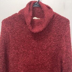 J. Crew Burgundy Cowl Neck Sweater